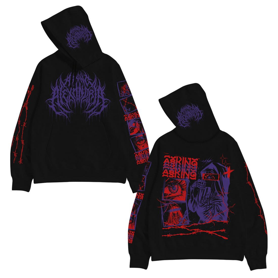 Black Deathcore Hoodie